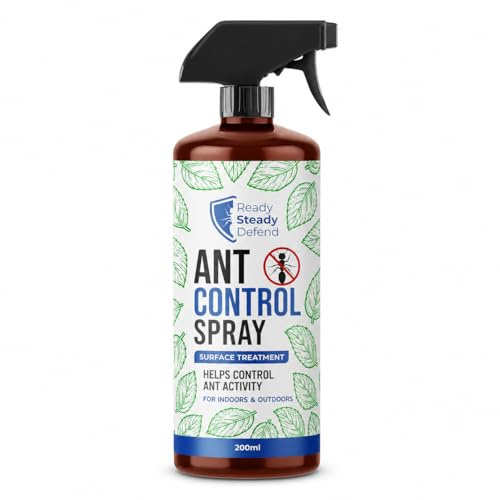 Ant Repellent Spray 200ml | Natural Ant Killer | Long-Lasting Formula | Versatile for Indoor & Outdoor Use | Non-Staining Plant Based Polymer | Effective Ant Control Solution