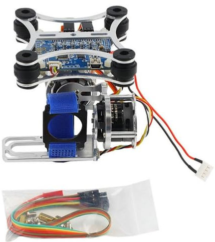 MANGRY Super Light Brushless Gimbal Camera Frame + 2 Motors +Controller 160G for DJI Phantom Gopro 3 4 (Color : Gimbal Camera)