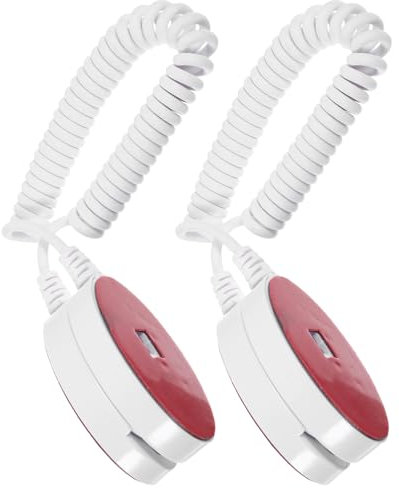 UKCOCO Remote Control Anti-lost Leash:Wall-mounted Retractable Remote Control Rope Wall Mount Holder for TV,Air Conditioner Remote Control,2 pcs