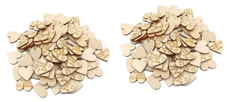 Lurrose 200 Stk Hochzeitsknopf Aus Holz Herzknöpfe Aus Holz Scrapbooking-schaltfläche Naturholzknopf Nähknopf Aus Holz Dekorativ Runde Holzknöpfe Holziges Dekor Tasten Herzförmig Bambus