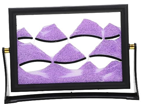 BESTonZON Deko Bilder Büro Dreidimensional Violett Plastik Ornamente