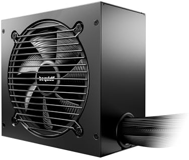 be quiet! Pure Power 12 1000W Netzteil, 80 Plus® Gold Effizienz, ATX 3.1 mit voller Unterstützung für PCIe 5.1 GPUs, außerordentlich leiser 120mm be quiet! Lüfter, LLC-Technologie