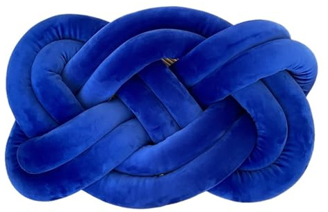 LXLAEOANG Cojines de Nudo Hechos a Mano for sofá, Suaves, Decorativos y cómodos, for el hogar, Dormitorio, decoración del(Blue)
