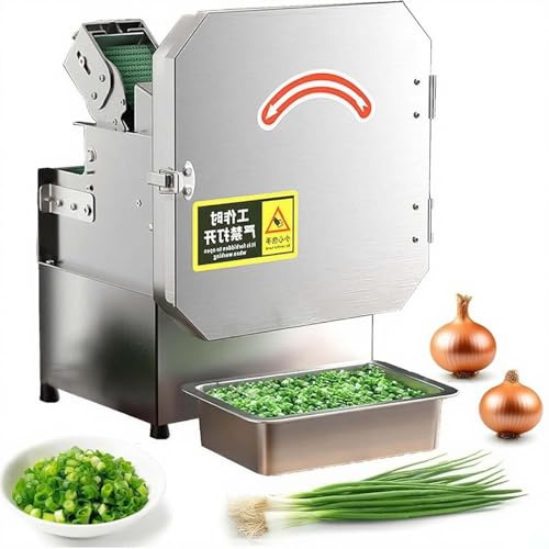 Procesador De Alimentos Industrial 300W, Picadora Eléctrica De Verduras 150-300kg/h, Grosor Ajustable 1.5-35mm, Cortador De Cebollas Profesional Para Hogar Restaurante Hotel
