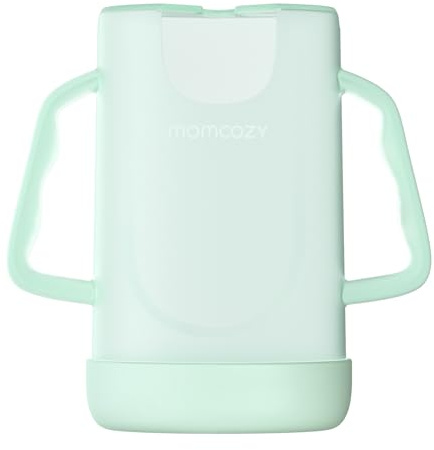 Momcozy Squeeze Pouch Holder für Lebensmittel Beutel und Getränk Boxen, Baby Pouch Holder Ermöglicht es dem Baby, sich selbst zu ernähren und zu vermeiden Schlamassel, Baby Food Pouch