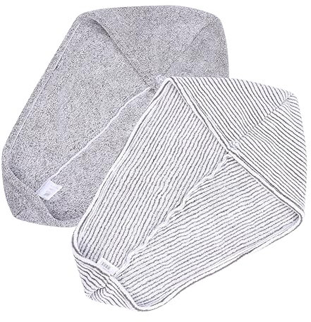 Healeved 2stücke Haartrockenhaube Für Schnelles Trocknen Duschhaube Aus Hochwertigem Material Wasserabsorbierendes Haartuch Für Damen Und Mädchen Leicht Und Tragbar Für Reisen