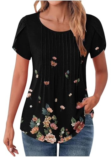 SHOBDW Blusa Fucsia Mujer Ofertas Camiseta Cuello Barco Despedida De Soltera Reto Camisa Entallada Blanca Mao Elegante Verde Ropa Curvy Camisetas Decoradas Camisas Manga Larga Negra Camuflaje Blusas