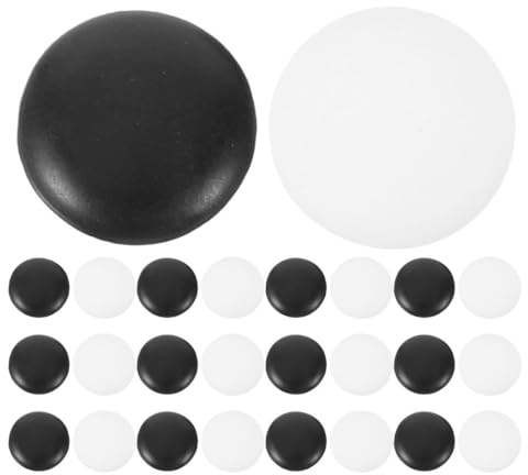 PartyKindom 360-Teiliges Bruchfestes Resin Go Steine Set – Standard Go Spielsteine FüR Turniere Heimgebrauch Und Unterricht – Glatte Kleine Schachfiguren FüR Brettspiele
