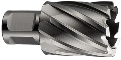 Punta for trapano a tazza con fresa anulare HSS-E da 12-60 mm x 25 for gambo magnetico universale/Weldon/Fein a innesto rapido(Weldon Shank,23x25)