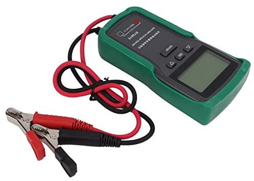 FTVOGUE Testeur de Batterie Automobile 12 V, Analyseur de Batterie de Voiture Numérique ABS pour le Démarrage et l'inspection de Charge dans les Camions et Motos