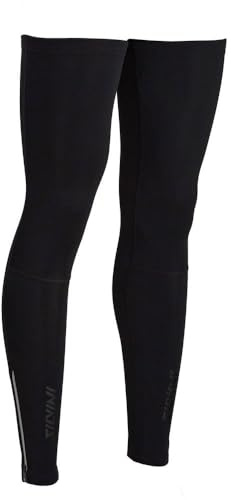 SILVINI Unisex Tubo Beinlinge mit Reflektierenden Elementen und Anti Rutsch Silikon Bügel Schwarz - M