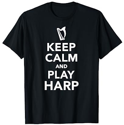 Keep calm Harfe T-Shirt