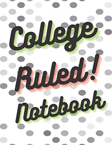 Collage ruled notebook: 120 pages Collage ruled notebook | white Collage ruled notebook