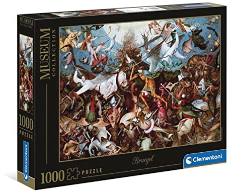 Clementoni - 39662 - Museum Collection Puzzle - The Fall Of The Rebel A. - Jigsaw Puzzle 1000 Pieces, Made In Italy, Jigsaw Puzzle For Adults