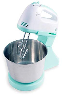 Mixer Elettrico per sbattitore per impieghi gravosi con Ciotola, frullino per Uova Portatile Intelligente con frullino Incorporato