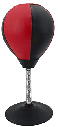 Alephnull Schreibtisch-Punchingball Stress Buster mit Saugnapf für Büro Zuhause Geschwindigkeit und Reaktionstraining