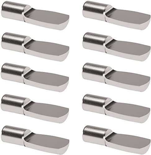 cyclingcolors 10x Bodenträger 4mm stahl möbel Regal schrank Halter Fachbodenträger Bretthalter Regalbretthalter Regalbodenträger