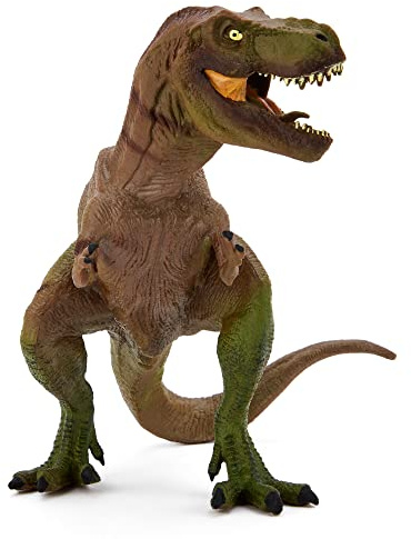Zappi Co Bambini T-Rex Verde/Nero Dinosauro Giocattolo (17 cm di altezza) Collezione di dinosauri realistici e dettagliati per bambini - Figure d'azione per il gioco e l'apprendimento