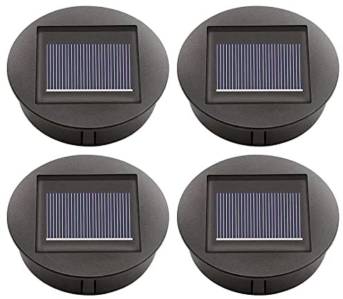 ULEMONDEE Solarleuchten Ersatz 7cm/8cm,solar Einmachglas Led Einsatz,ersatz Solarmodul Für Gartenleuchten (8cm 4 Stk)
