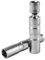 Ortviai 2 pcs Llave Bujias, Llave Bujía 14mm&16mm, 3/8 Pulgadas 12 Puntos Llave Magnética para Bujías, Flexible Llave de bujía Giratoria Magnética para Más Auto, Herramienta Llave Vaso para Bujías