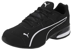 Puma Tazon 7 Evo, Road Running Shoe Unisex - Adulto, Puma Black Puma White, 40.5 EU