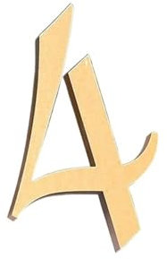 Hausnummer 7 cm schwimmende Hausnummern, große Buchstaben, modernes Tür-Alphabet, Haus- und Außennummern, Adressschild, Dash-Slash-Schild für Postkasten, Tür, Heim, Adress Nummer (Color : 04, Size :