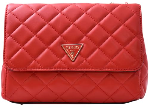 GUESS Tali Convertible Crossbody Flap, Rot/Ausflug, einfarbig (Getaway Solids), Einheitsgröße