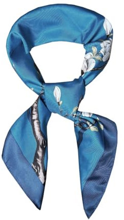 Ecroon Schal Seide Gefühl Frauen Scarf Bandana Warmer Leicht Schals Tücher Stolen Damen Geschenk Kopftücher