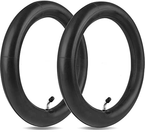 LOLPALONE CR202L-A60 Reifenschlauch 12 ½ x 2 ¼ (30,5 x 0,5 cm) CR202L-A60 Vorbau Winkelventil Heavy Duty 12 Fahrradschläuche kompatibel mit den meisten