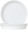 Muzhira TStarJungle 6pcs Sottovasi per Piante, Vassoi Antigoccia per Vasi di Fiori per Piante da Interno/Esterno, Vassoi per Vasi per Piante - 14 cm/Bianco