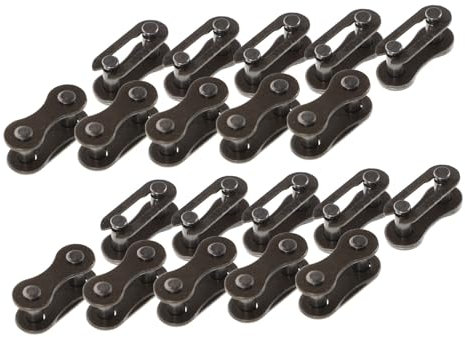 TOGEVAL 40pcs Bike Chain Buckle Accessory Kit Single Speed Bike Chain Quick Link Connectors Easy to Install Road