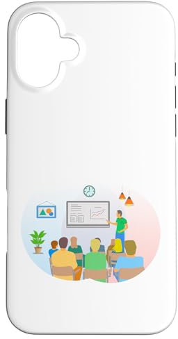 Meeting in The Conference Room Boardroom Meeting Office Case for iPhone 16 Plus