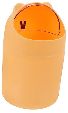 WEKAMOS Poubelle Fine Avec Couvercle Petite Poubelle De Bureau Mini-poubelle Plastique Pour Maison Bureau