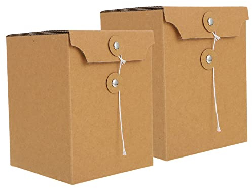 GOOHOCHY 2stücke Kraftpapier Aufbewahrungsboxen Für Kerzen Und Seife Faltschachteln Mit Einfachem Design Geschenkverpackungsboxen Aus Pappe