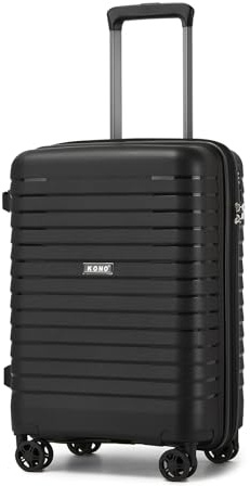 Kono Valise Cabine Rigide PP Trolley Extensible Bagage à Main TSA