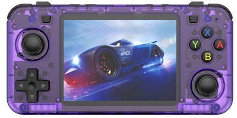 Aidodmom Nuovas console da gioco R36H, console portatile per videogiochi con schermo IPS da 3,5, scheda integrata da 128 GB e 20.000 giochis, sistemas open source Linux