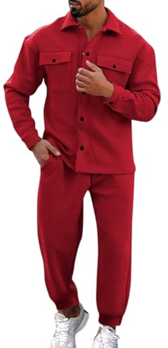 EODJXIO Tuta da Lavoro Uomo Leggera per Giardinaggio 2026 Pigiama Intero in Cotone Zip Hoodie Orange Felpa Streetwear Giapponese Grigia con Senza Cappuccio