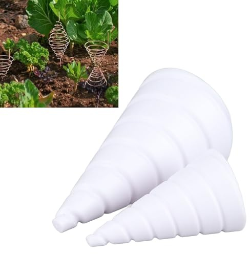 Zhangpu Plantilla de Bobinado de Bobina de 2 Piezas para Jardinería de Electrocultivo, Plantilla de Antena de Alambre de Cobre de Antena de Alambre de Cobre para Jardines Que Cultivan Plantas y