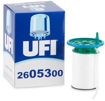 UFI Filters, Filtro Gasolio 26.053.00, Filtro Gasolio per Ricambio, Adatto ad Auto, Applicabile su Diversi Modelli Citroen, Dodge e Peugeot
