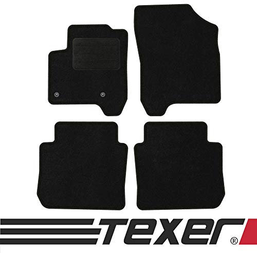 TEXER Textil Fußmatten Passend für Citroen C3 Picasso Bj. 2008-2017 Basic