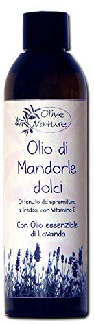 Olio di Mandorle dolci con olio essenziale di Lavanda