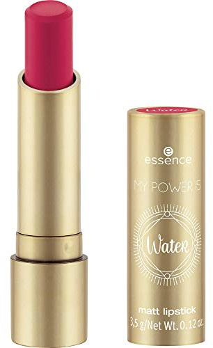 essence MY POWER IS WateR matt lipstick, Nr. 04 Dance With The Waves!, rot (3,5g)
