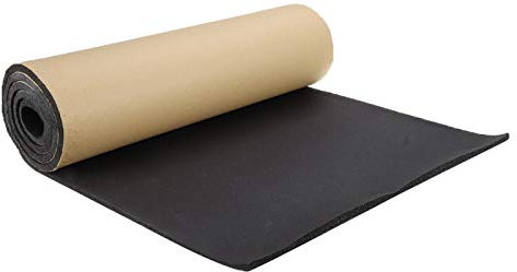 Kshzmoto Voiture insonorisation amortissement isolation phonique insonorisation mousse acoustique anti-bruit coton auto adhésif isolation thermique cellule mousse, 1 rouleau 200 cm x 50 cm, 8 mm