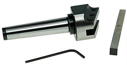 Fly Cutter MT3 Shank for Lathe & Milling Machine with 5/16 HSS Tool Bit - M10 Drawbar Thread