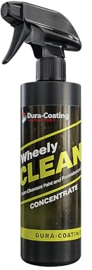 DURA-COATING TECHNOLOGY Wheely Clean Concentrate - Good for Chrome Wheel Cleaner, Clear-Coated, or Aluminum Wheel Cleaner - Professional Tire Shine & Rim Cleaner Spray - Car Care Solution - 1 oz