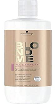 Schwarzkopf blondme keratin restore all blondes light shampoo 1000ml