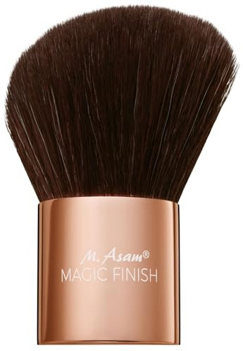 M. Asam MAGIC FINISH Kabuki Brush (1 Stk.), Hochwertiger Make-up Pinsel für Airbrush-Finish, Perfekt für Puder, Blush & Bronzer, Weiche Synthetikhaare & Ergonomischer Griff, Ideal für Schminke