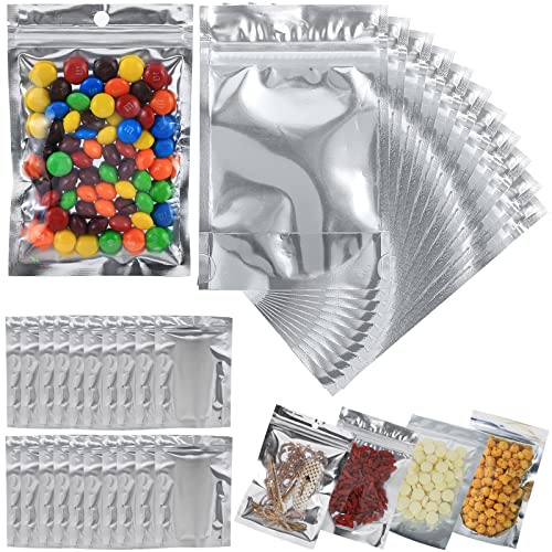 Mylar väskor för matförvaring stående bulk (150, 7,1 x 10,2)