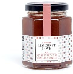 QUAI SUD Confi'Love à Tartiner | 210G | Pêche & Pêche de Vigne à la Vanille