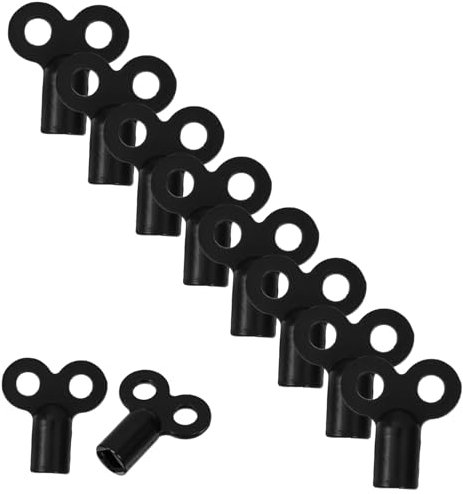 KITANDOVE Radiator Valve Head Key Set of 10 Metal Keys for Easy Radiator Bleeding and Air Venting
